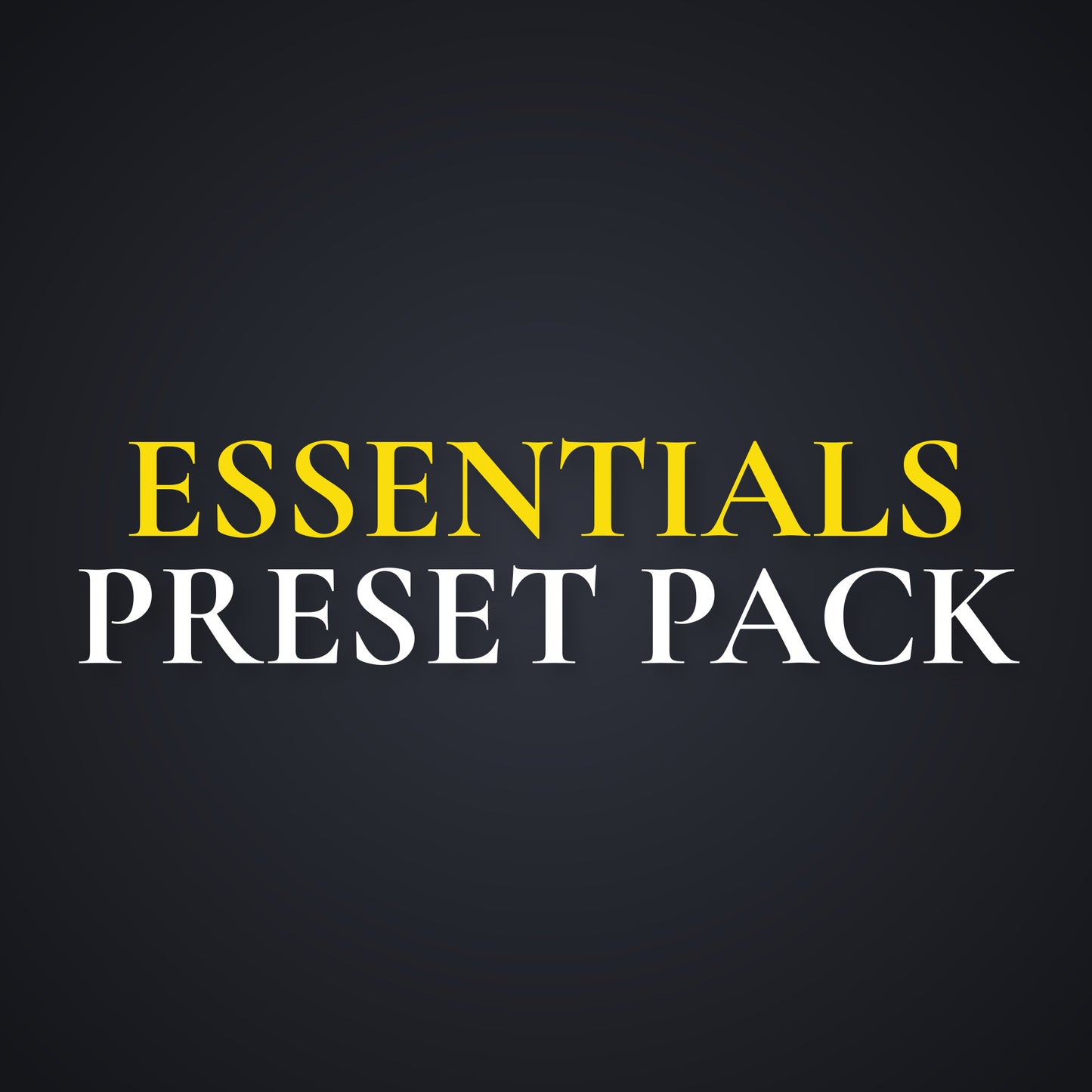 Greg Edits Essentials Preset Pack